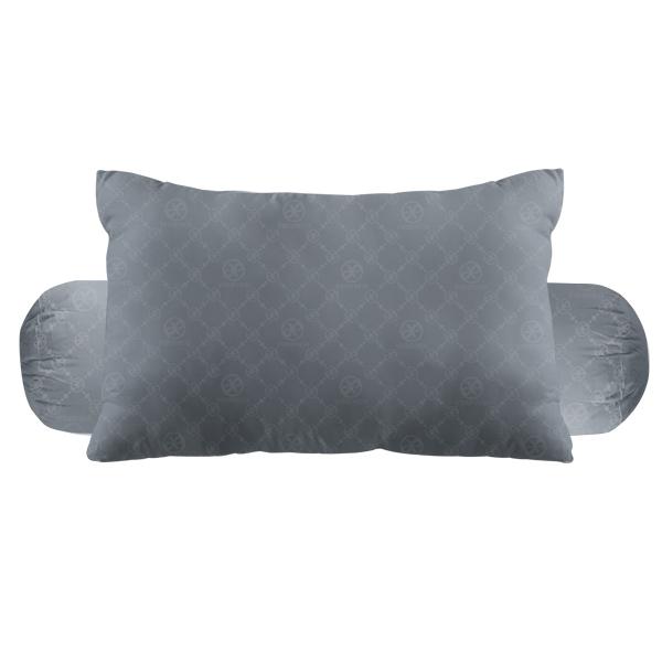 1 Set Bantal Guling Premium Abu Yuureco : Premium Series