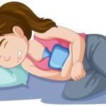 Ilustrasi Posisi Tidur untuk Mengurangi Nyeri Haid