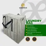 Tas Laundry Jumbo Bahan Plastik Ramah Lingkungan + Zipper