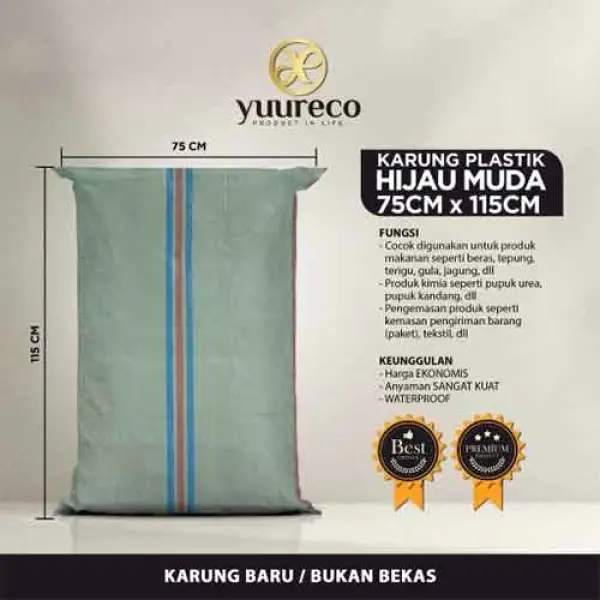 Karung Plastik 100 kg Jumbo Tebal Ukuran Lengkap