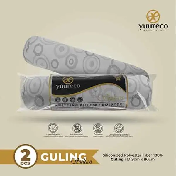 1 Set Bantal Guling Dakron Asli Merek Yuureco : Sultan Series