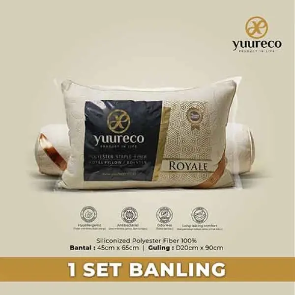 1 Set Bantal Guling Aesthetic Merek Yuureco : Royale Series
