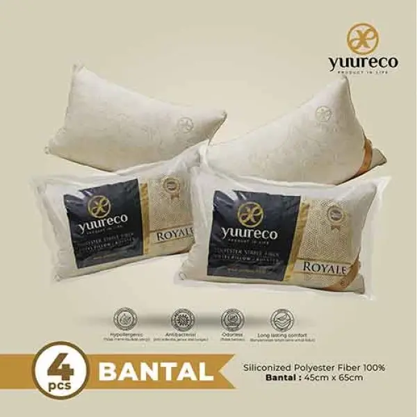 1 Set Bantal Guling Aesthetic Merek Yuureco : Royale Series