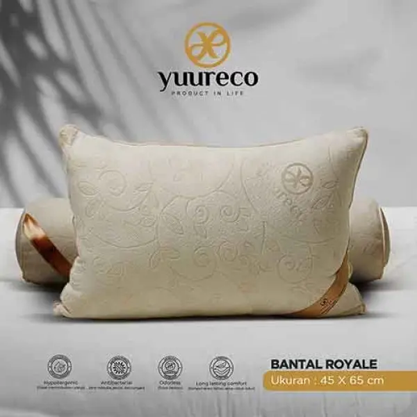 1 Set Bantal Guling Aesthetic Merek Yuureco : Royale Series