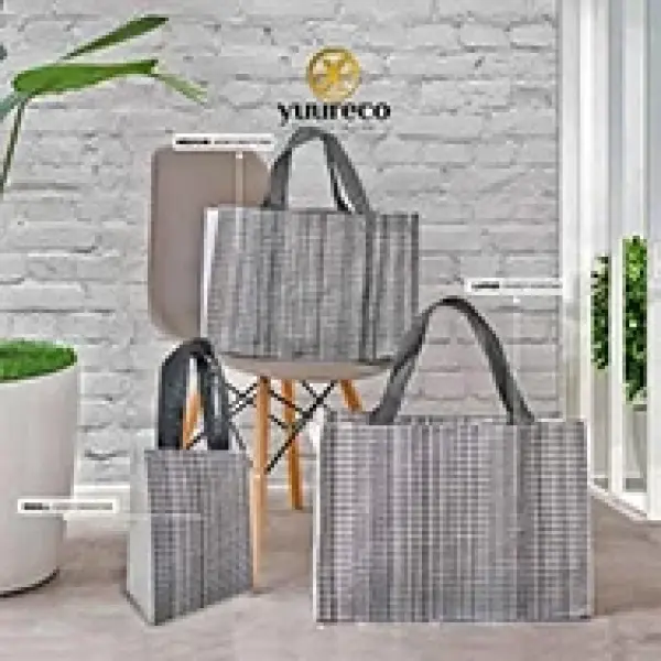 Tas Belanja Besar Serbaguna Motif Mix Ramah Lingkungan