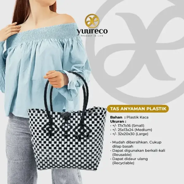 Tas Anyaman Plastik / Tas Kerajinan Model Terbaru